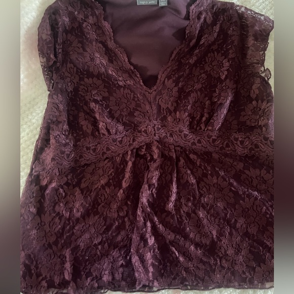 Sleeves lace shirt - Picture 2 of 3